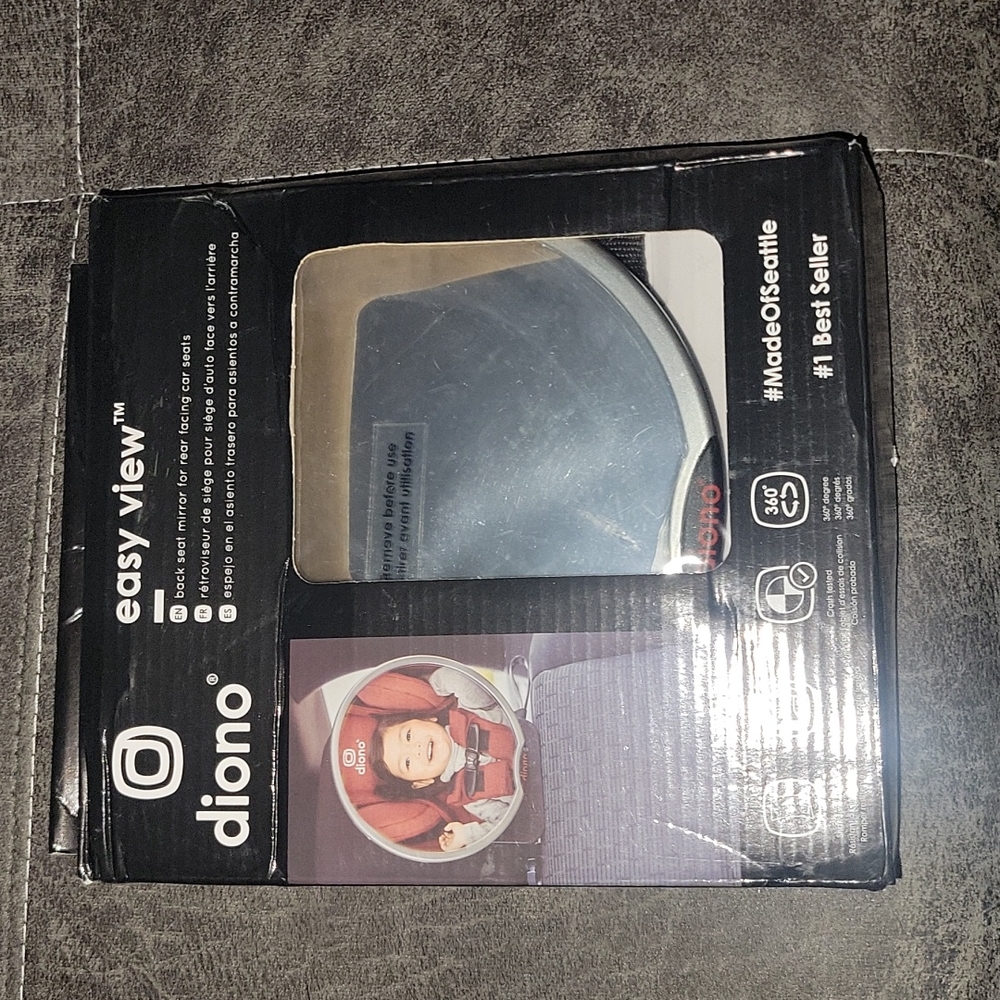 Back seat mirror for rear facing car seats